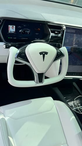 Customer photo review of Airbag Front Cover Add On For Model S & X