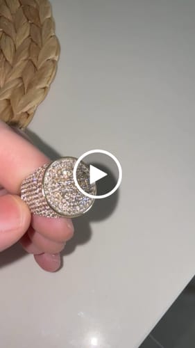 Customer video review of 10K YELLOW GOLD 4.50 CARAT MENS REAL DIAMOND ENGAGEMENT WEDDING PINKY RING BAND