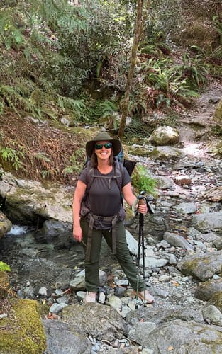 Customer photo review of Packable Sun Hat Leaf
