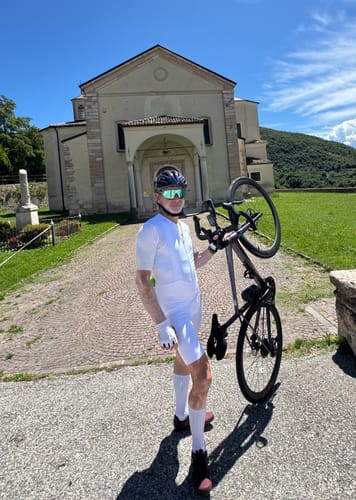 Customer photo review of LIFTTINT 2.X BIB SHORTS - WHITE