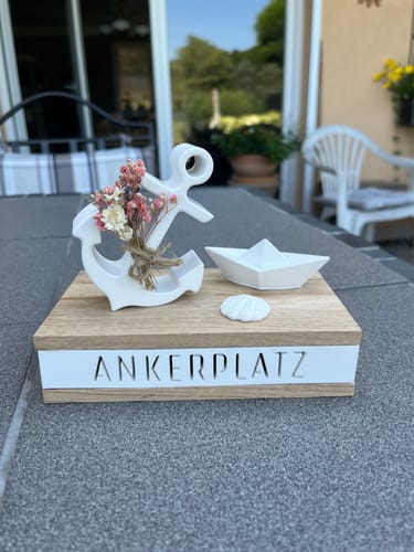 Customer photo review of Easy-Sticks Gießform - Ankerplatz