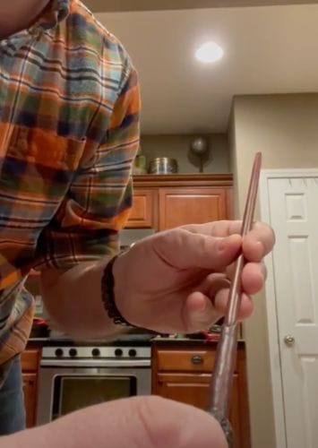 Customer photo review of The Crafterr Harry Fire Ball Wand