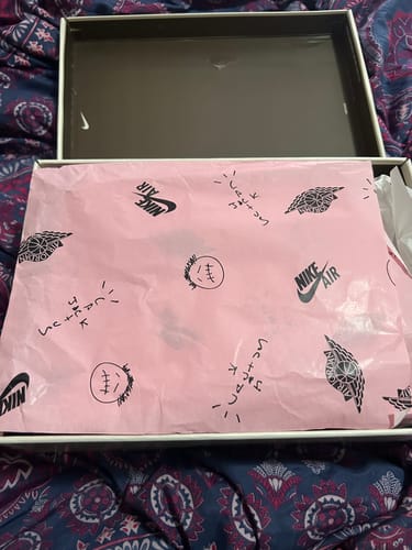 Customer photo review of 2024 Travis Scott x Air Jordan 1 Retro Low OG SP 'Canary' Sneakers