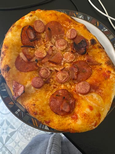 Customer photo review of Sourdough Pizza Dough Balls (Frozen)