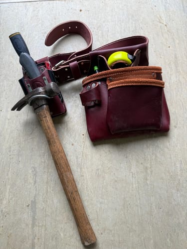 Customer photo review of Occidental Leather Toolbelts | 5018LH - 2 Pouch Pro Tool Bag - Left Handed