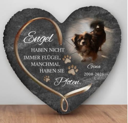 undefined review of Engel haben Pfoten - Individuelles Formkissen image 1 out of 1