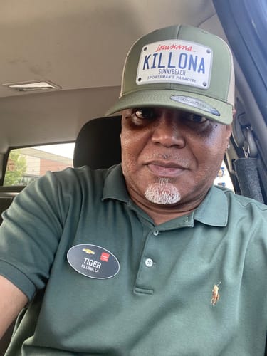 Customer photo review of Louisiana Plate Hat