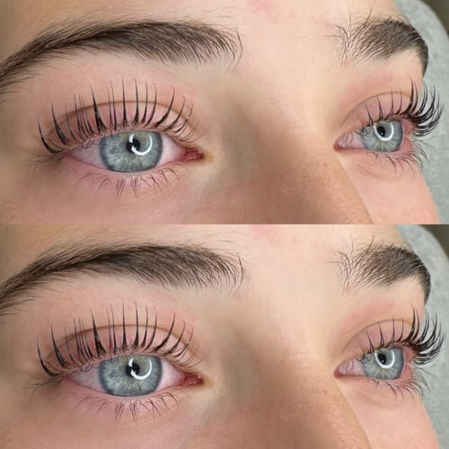 Customer photo review of BOO- Pure Care Lash & Brow Lift Pack