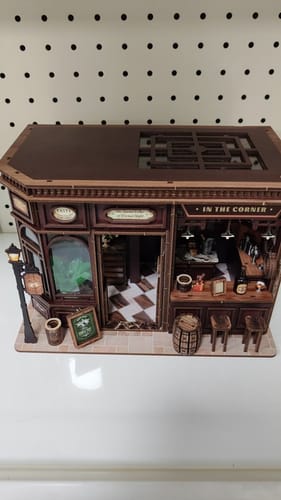 Customer photo review of Corner Tavern DIY Miniature House Kit