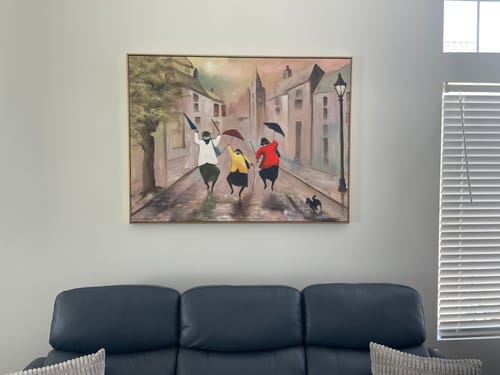 Customer photo review of People Canvas Art #PE068