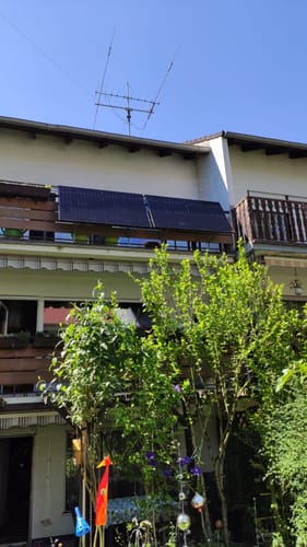 Customer photo review of Sicatron 860W Balkonkraftwerk - 2x 430W Bifazial Trina Solar - HMS-800W-2T