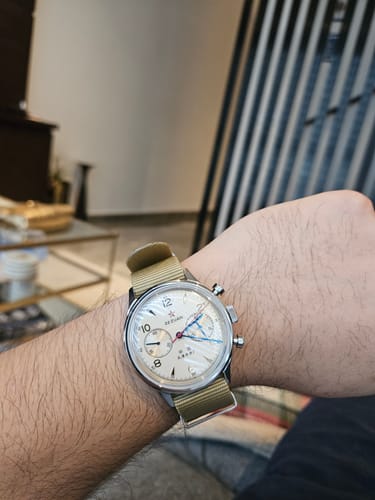 Customer photo review of 1963 Reissue Times Edition | Vintage | Chronograph | Pilot | 40mm