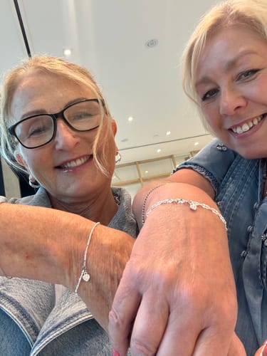 Customer photo review of Permanent Jewelry - Gold Filled