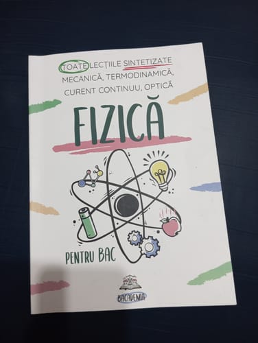 Recenzie cu fotografie de la un client despre Carte Fizică Bacalaureat Bacademia