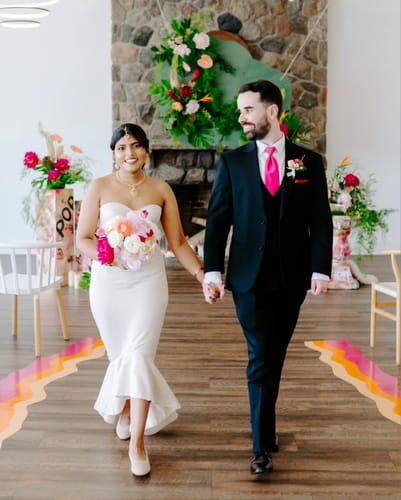 Customer photo review of Oakley Midi Dress by Elle Zeitoune - RENTAL