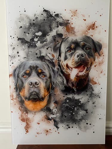 undefined review of Your Dog as Watercolor Portrait image 1 out of 1