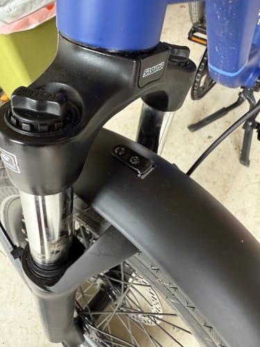 Customer photo review of Suspension Fork Eyelet Adapter Set