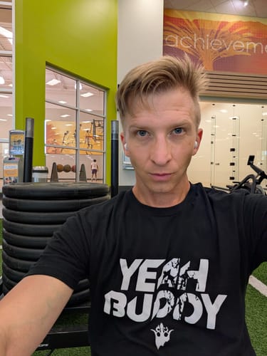 Customer photo review of YEAH BUDDY™ T-shirt