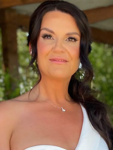 Customer photo review of To My Wife, Forever and Always - white gold necklace