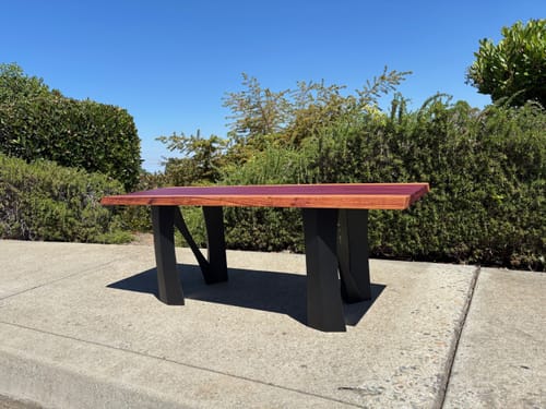 Customer photo review of Bench Legs 104 Norah 16H Metal DIY Design