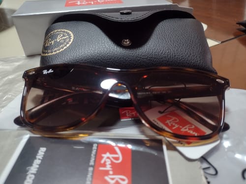 Customer photo review of Lentes De Sol Rb Blaze Wayfare Rb4440n Carey Café