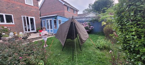 Customer photo review of Turtlebug Camper Hammock Stand