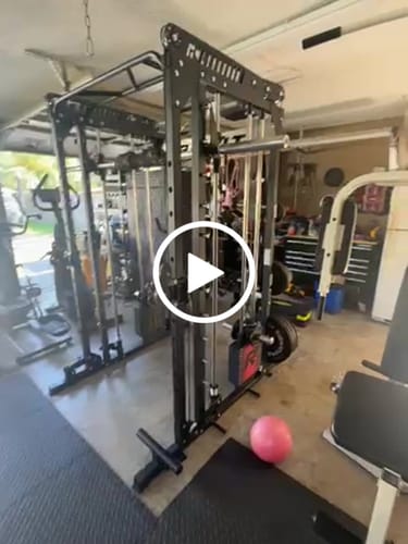 Customer video review of RitFit M1 PRO Smith Machine Home Gym Package Comprehensive All-In-One Workout System