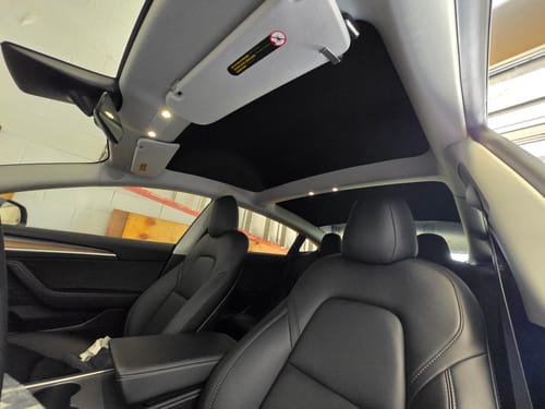 Customer photo review of EVAAM® LRC Nano Adsorption Glass Roof Sunshade For Tesla Model 3 (2019-2025)