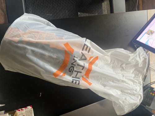 Customer photo review of Premium Custom Leather Patch Hats (Wholesale)