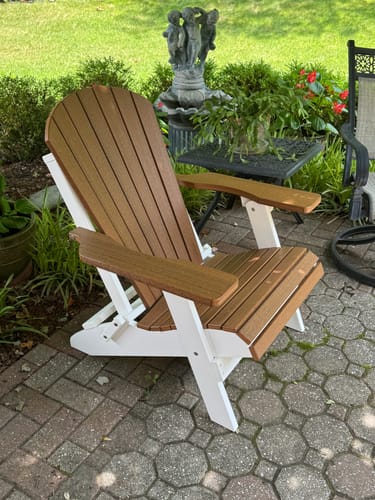 Customer photo review of King Size Folding Adirondack Chair