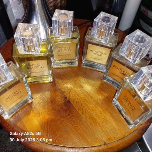 Customer photo review of X6 50ml Perfume Bundle