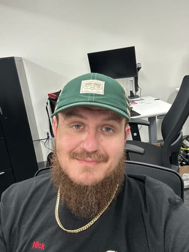Customer photo review of Big Unstructured Trucker Hat