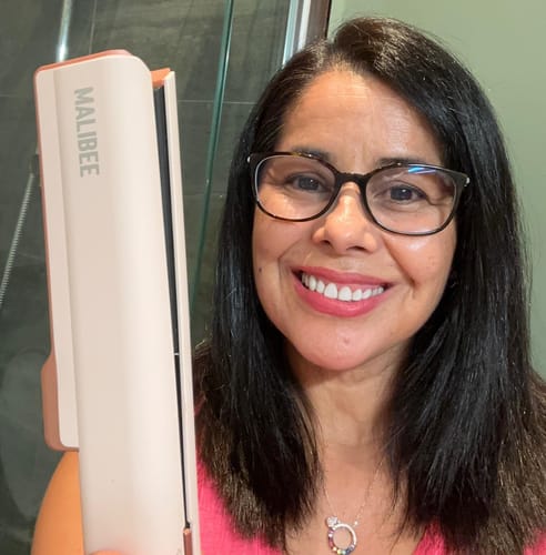 Customer photo review of Malibee 2-in-1 Sleek Air Straightener