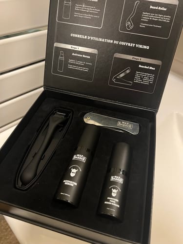Customer photo review of Coffret Viking | Kit Professionnel Pousse Barbe