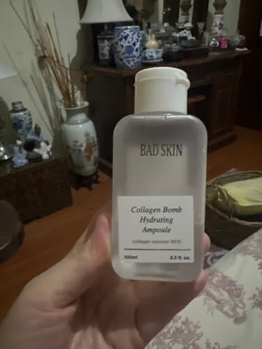 Customer photo review of Bad Skin™ Korean Collagen Bomb Hydrating Ampoule