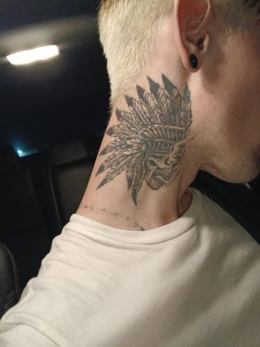 Customer photo review of Painless Tattoo Numbing Spray