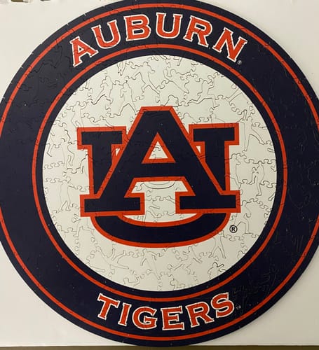 Customer photo review of Auburn University - Wooden Puzzle