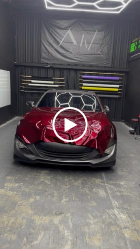 Octavio S. review of Glossy Metallic Rosewood Red Vinyl Wrap image 1 out of 1