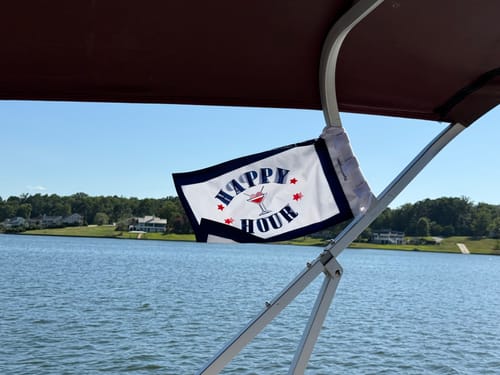 Customer photo review of Happy Hour Flag