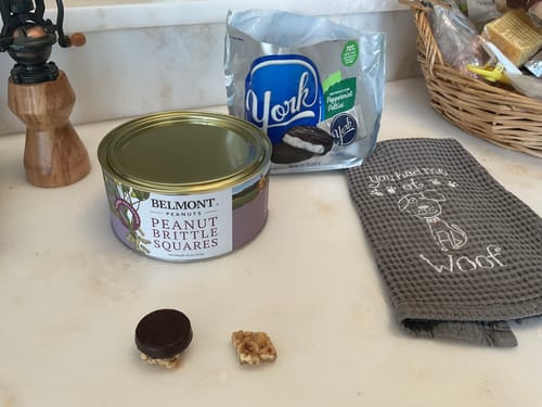 Customer photo review of Peanut Brittle Squares