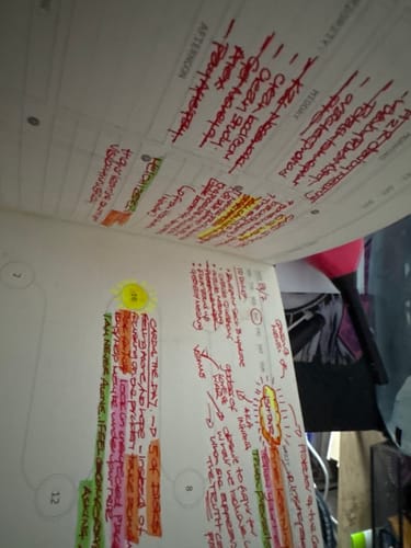 Customer photo review of Fast Brain Daily Productivity Planners - Quarterly Set