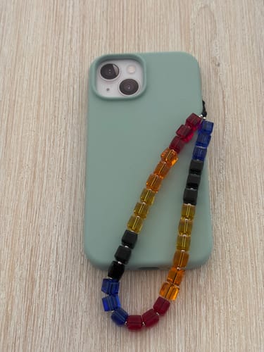 Customer photo review of Crystal Phone Charm