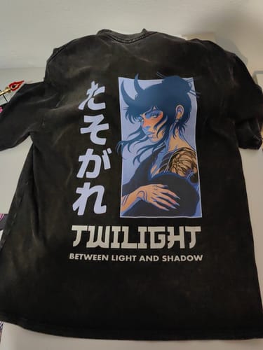 Customer photo review of TASOGARE | Heavy Oversized Tee | Faded Black