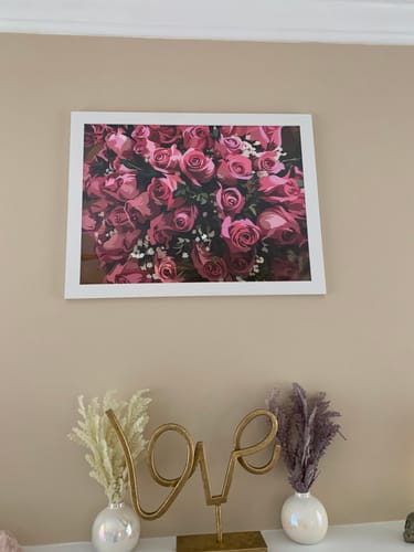 Customer photo review of Pink Roses I