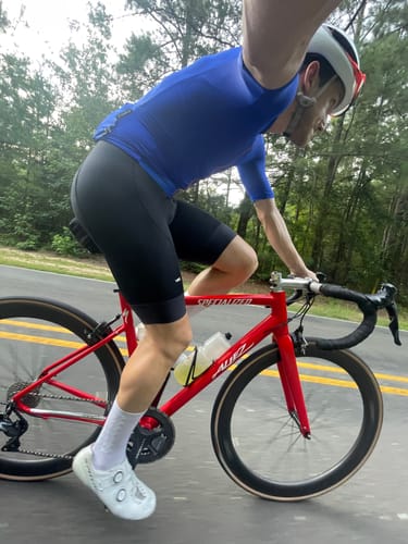 Customer photo review of VIVIDNESS JERSEY - KLEINBLUE