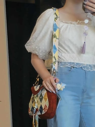 Customer photo review of Huolang Bao 货郎包 Merchant's Bag Tang Dynasty Cotton Crossbody Satchel