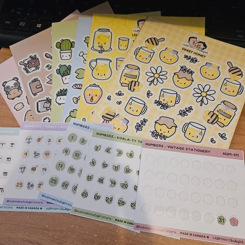 Customer photo review of Colouring Journal Sticker Set Add-On