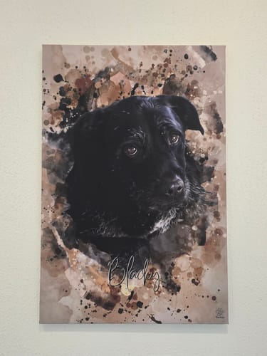 Customer photo review of Aquarell Pawtrait