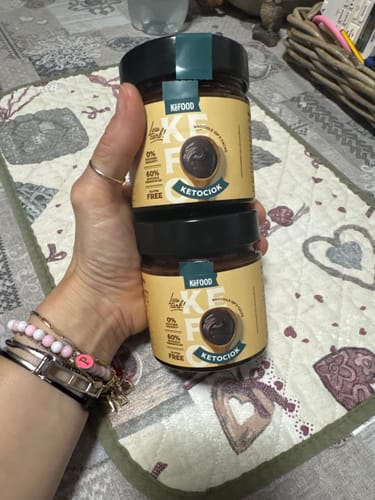 Customer photo review of KETOCIOK 250G CREMA SPALMABILE NOCCIOLE IGP E CACAO SENZA ZUCCHERO