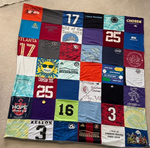 Bridget B. review of Premium T Shirt Quilt image 1 out of 1